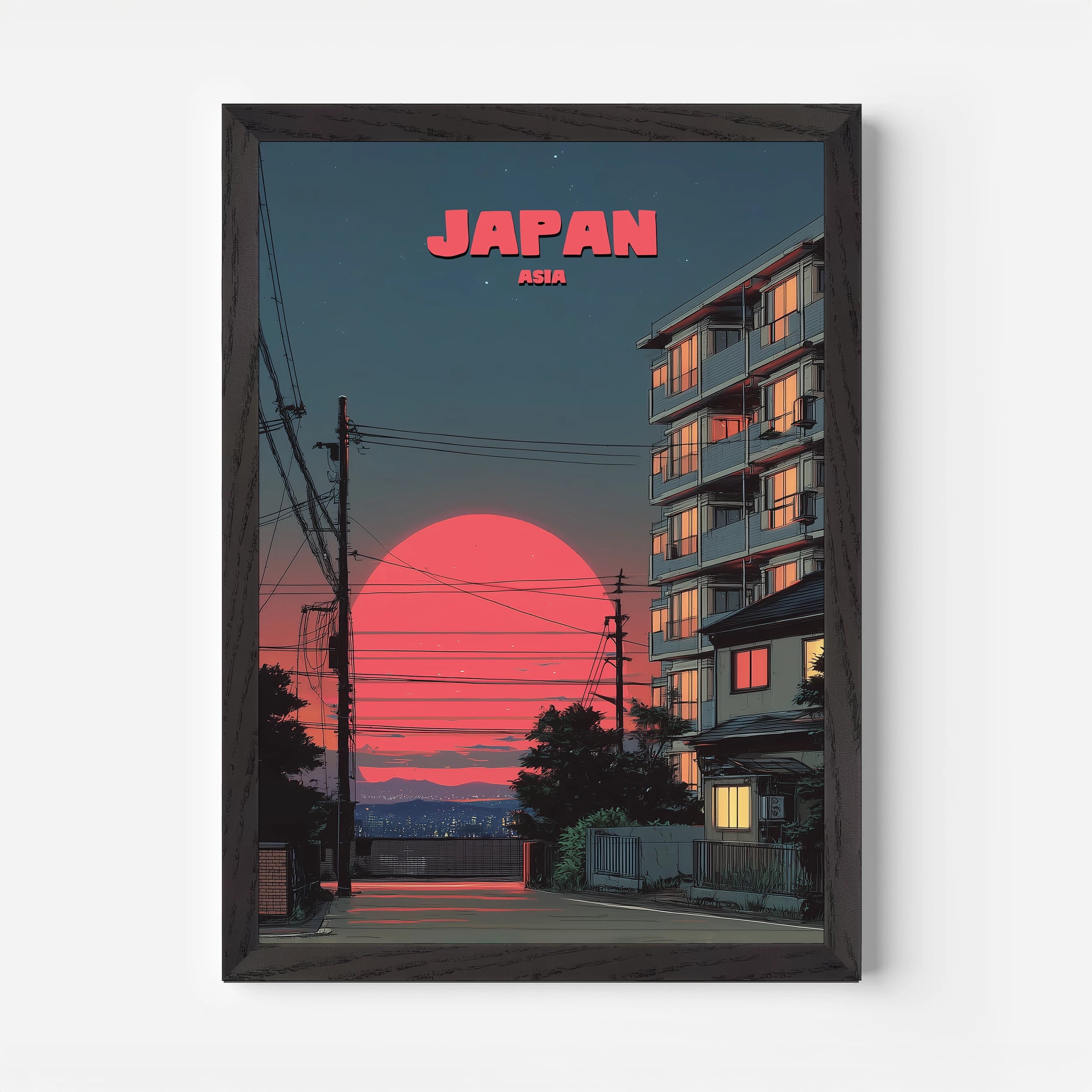 Japan Asia Travel Poster