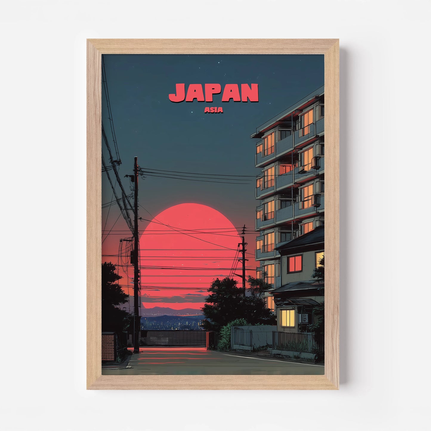Japan Asia Travel Poster
