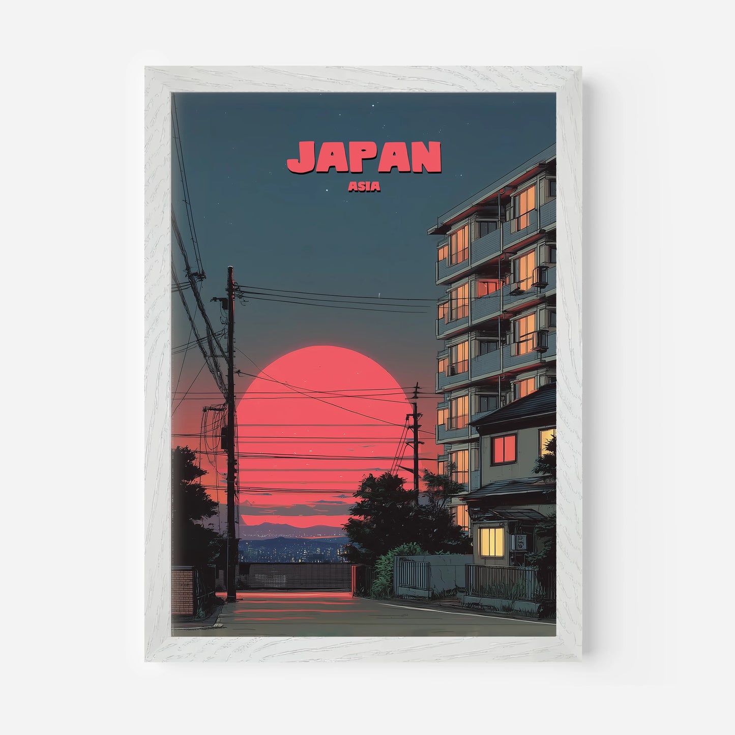 Japan Asia Travel Poster
