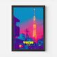 Tokyo Skytree Japan Asia Travel Poster