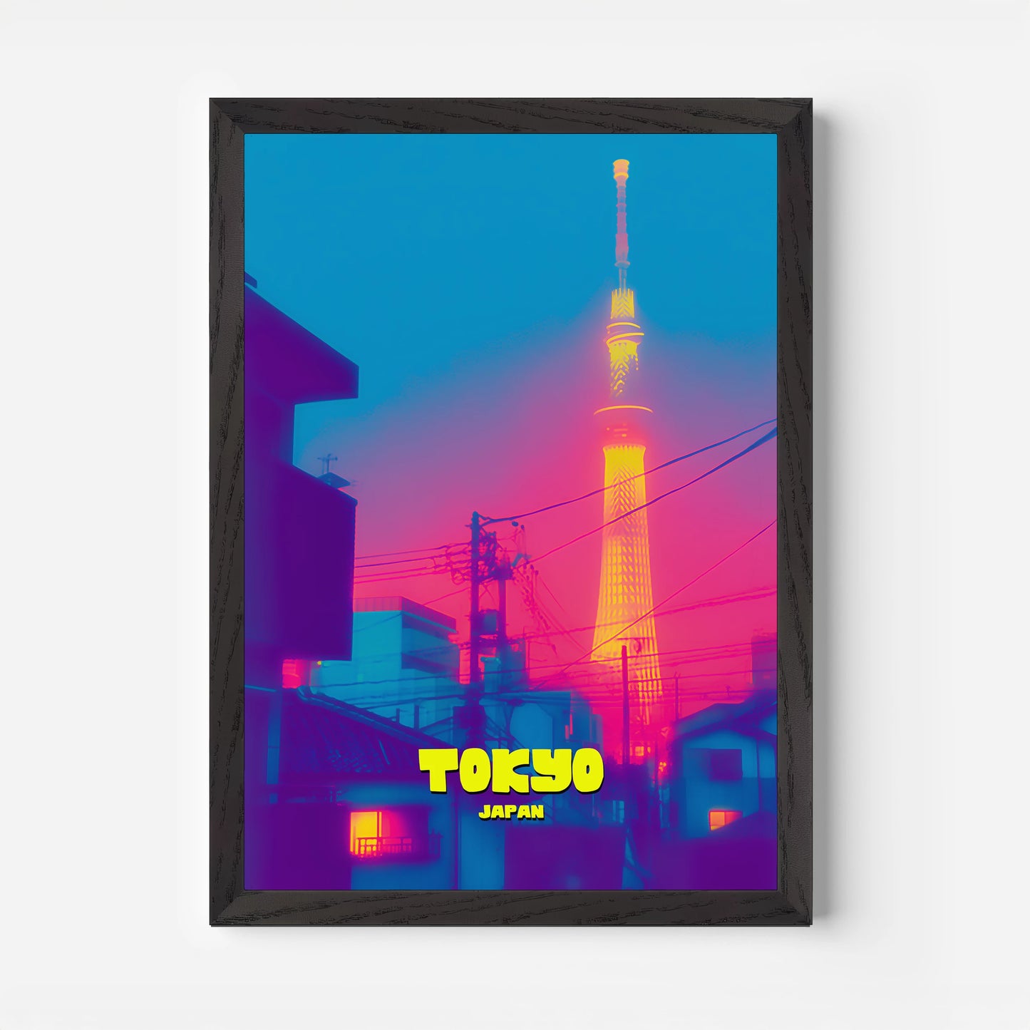 Tokyo Skytree Japan Asia Travel Poster