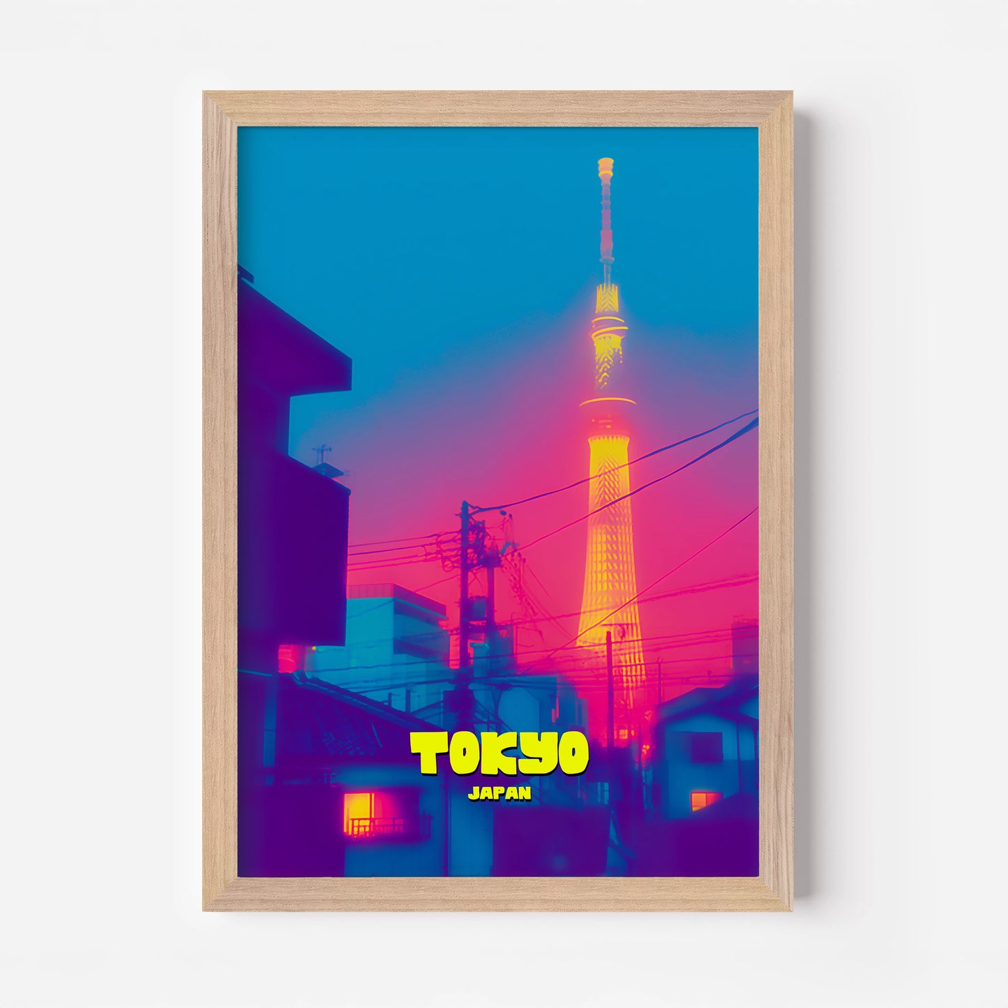 Tokyo Skytree Japan Asia Travel Poster