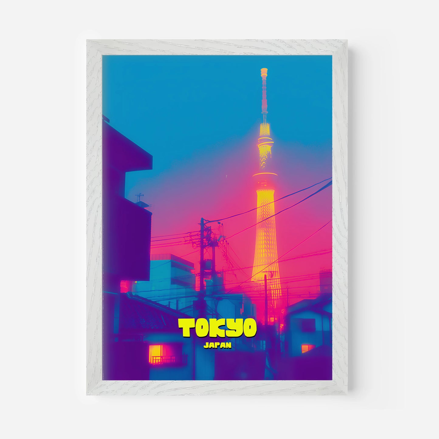 Tokyo Skytree Japan Asia Travel Poster