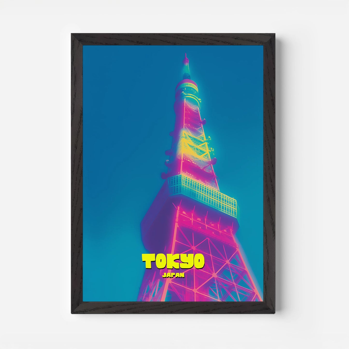 Tokyo Tower Japan Asia Travel Poster