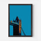 Tower Bridge London England Travel Poster