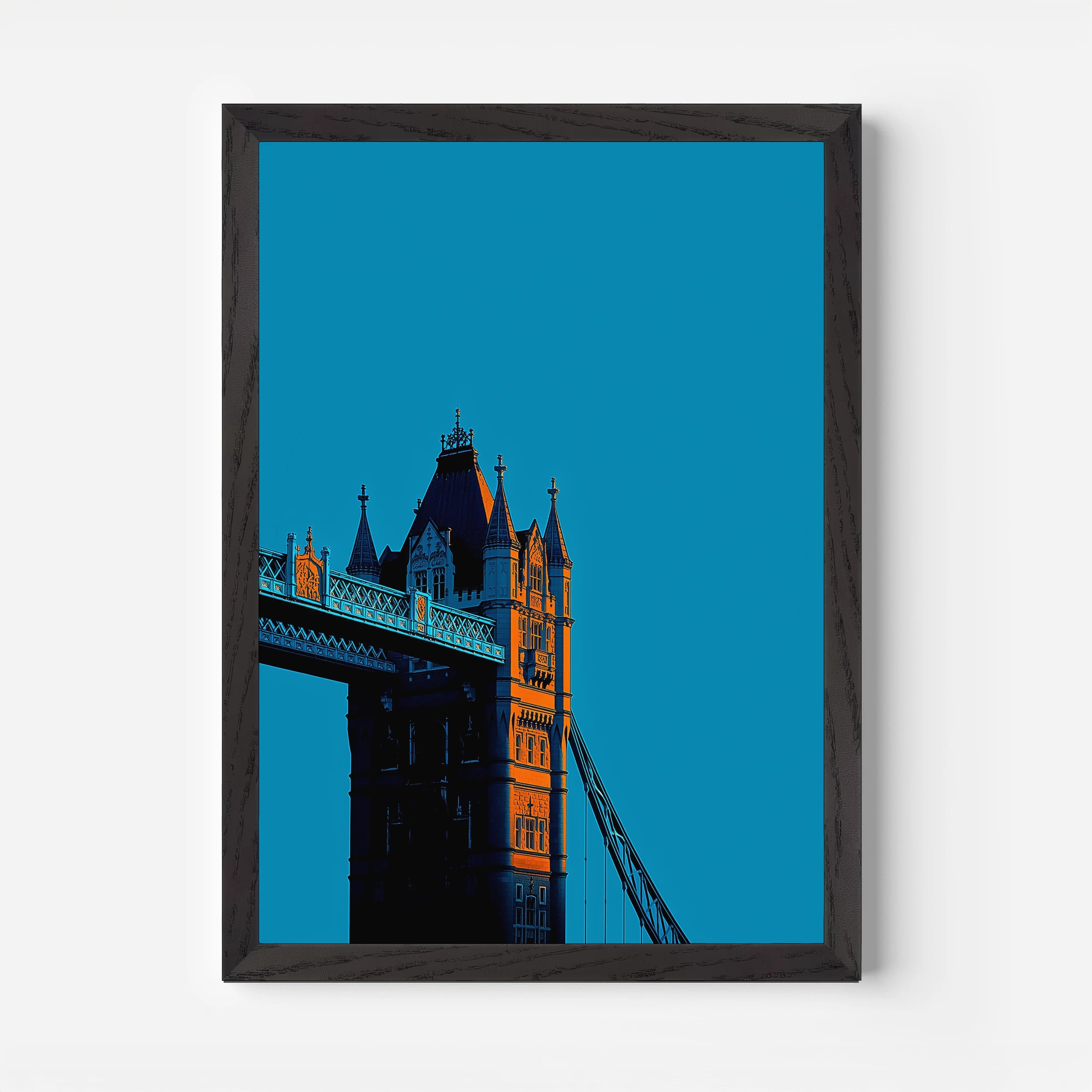 Tower Bridge London England Travel Poster