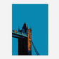 Tower Bridge London England Travel Poster