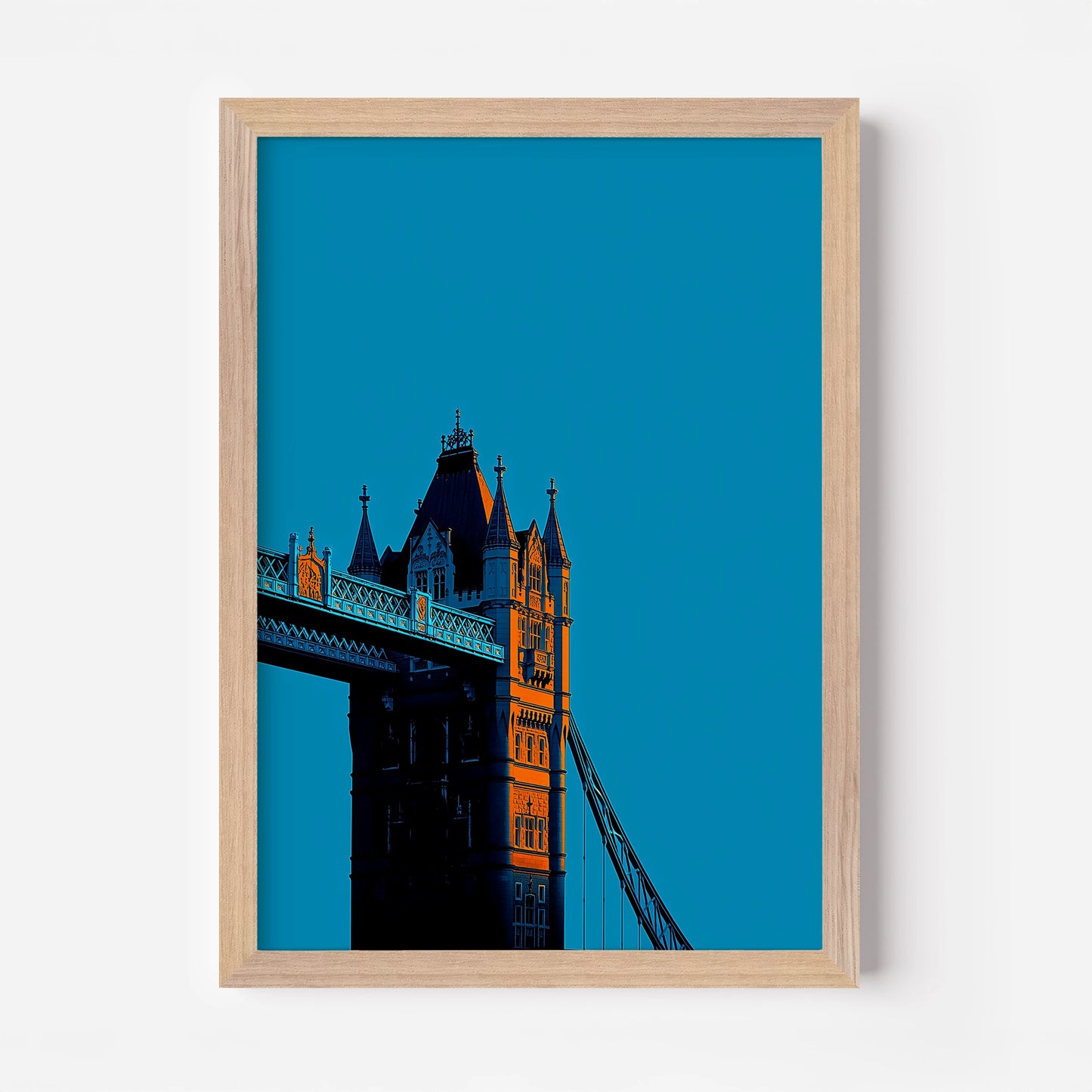 Tower Bridge London England Travel Poster