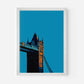 Tower Bridge London England Travel Poster