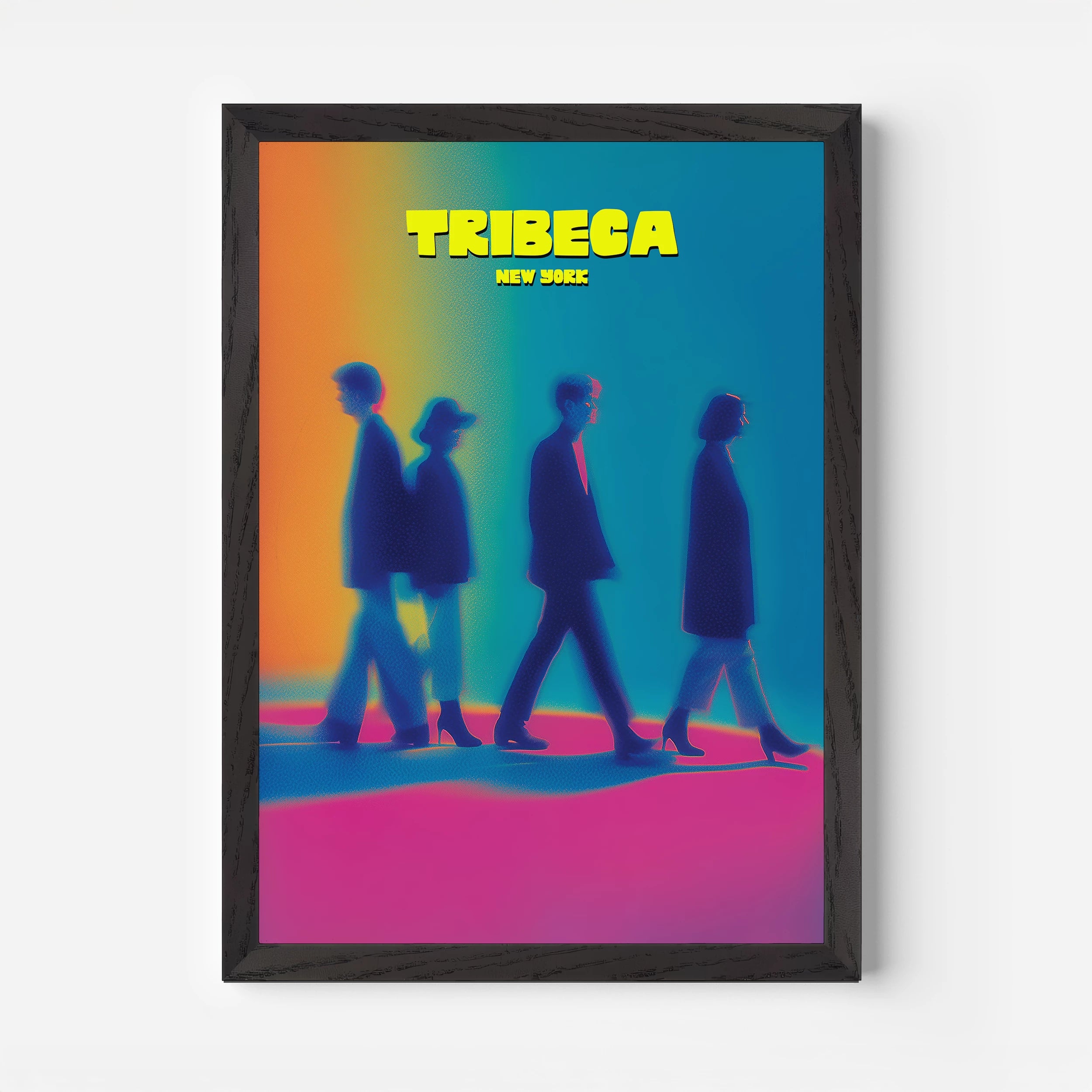 Tribeca New York Manhattan America Travel Poster