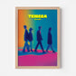 Tribeca New York Manhattan America Travel Poster