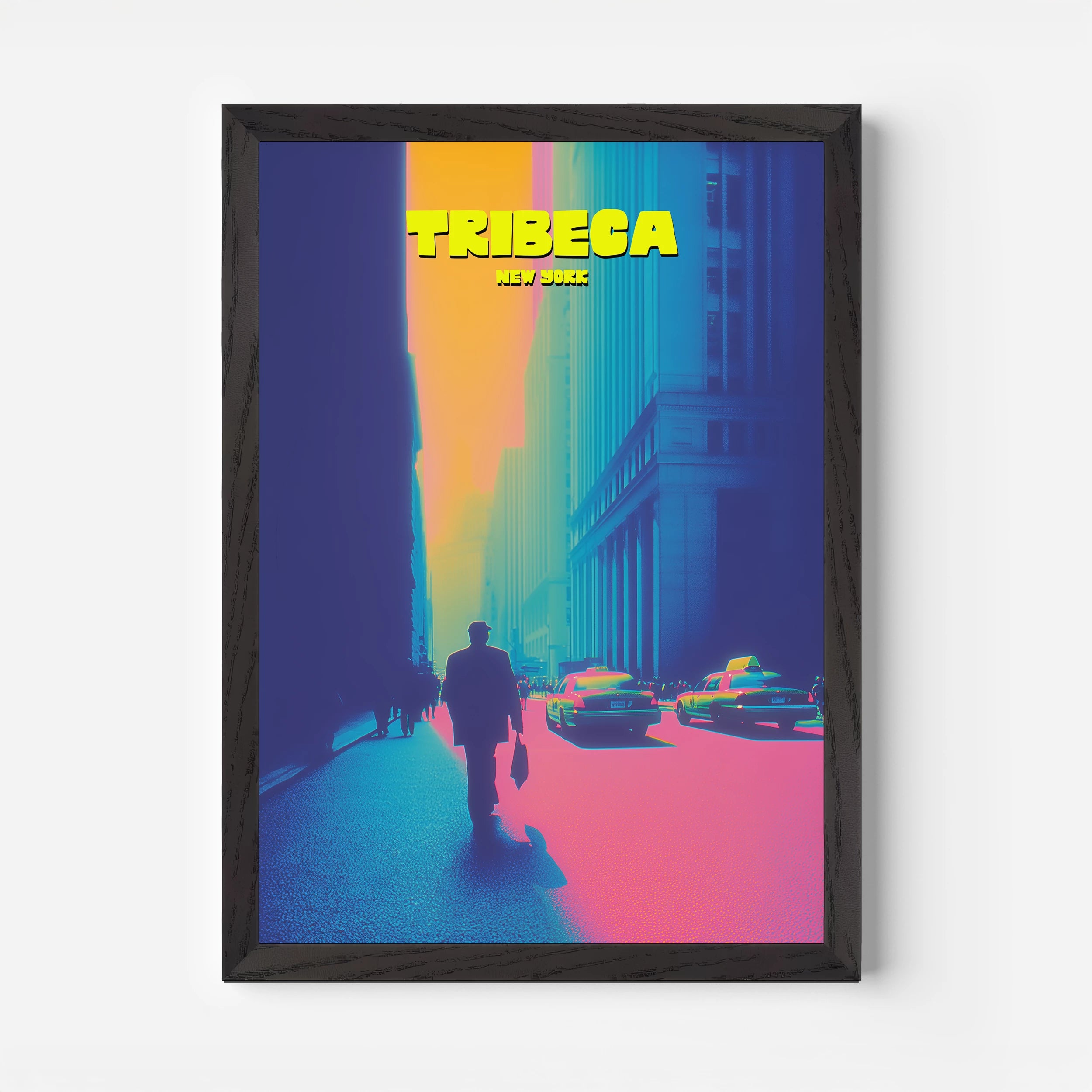 Tribeca New York Manhattan America Travel Poster