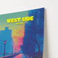 West Side New York Manhattan America Travel Poster