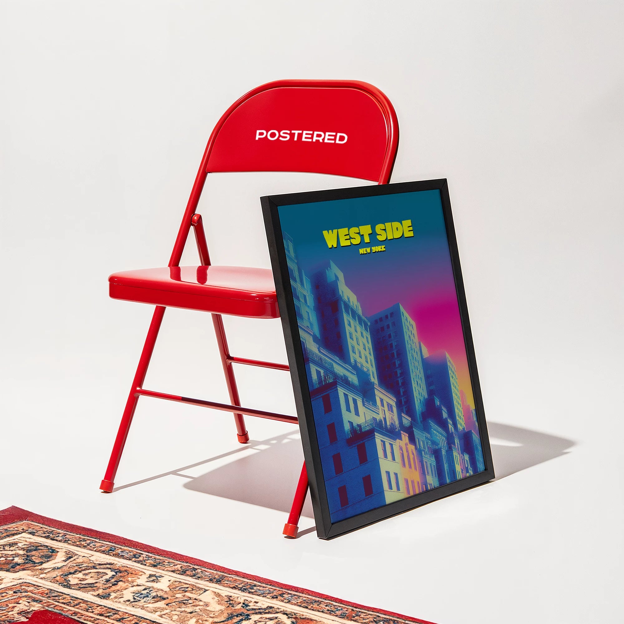 West Side New York Manhattan America Travel Poster