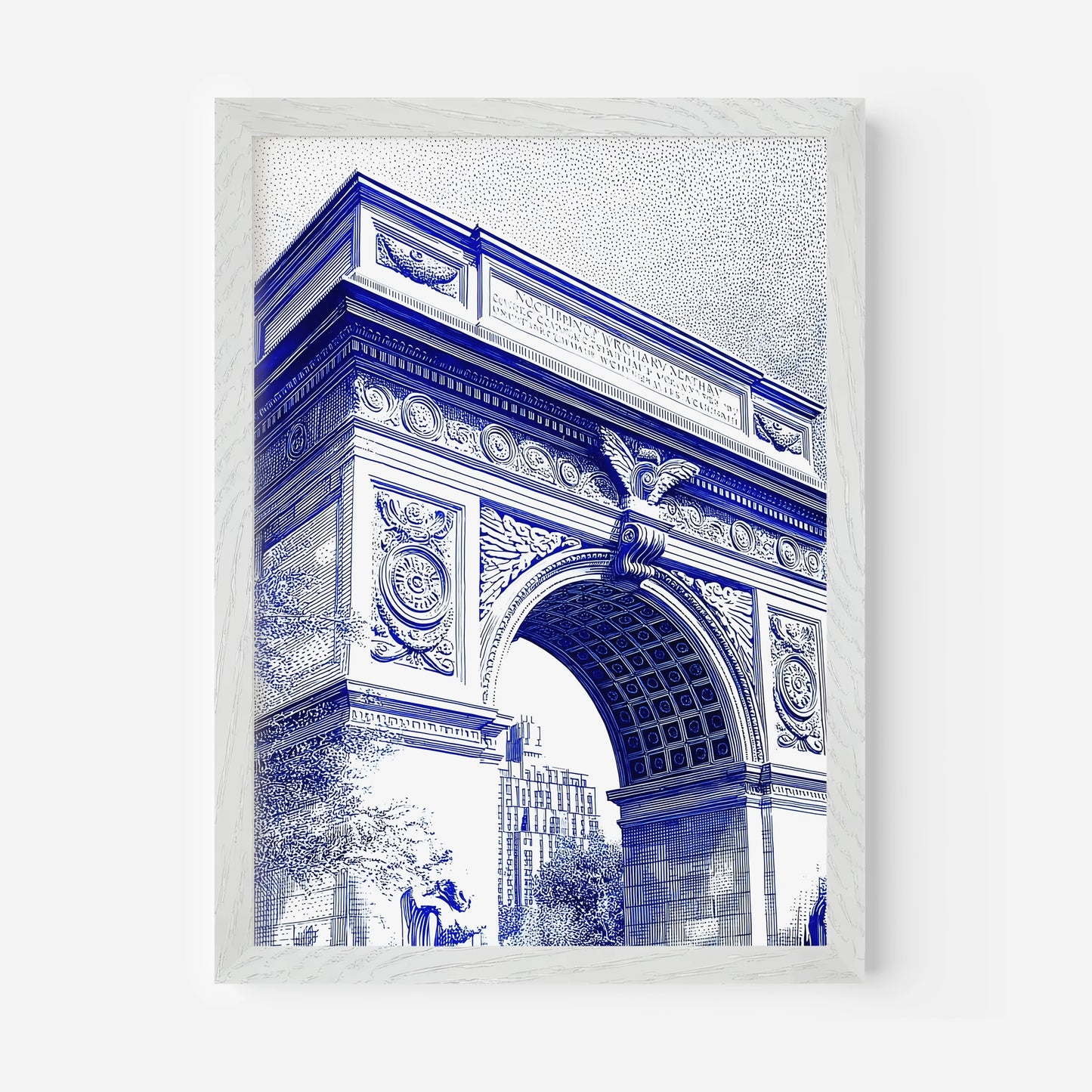Washington Square Park New York America Travel Poster