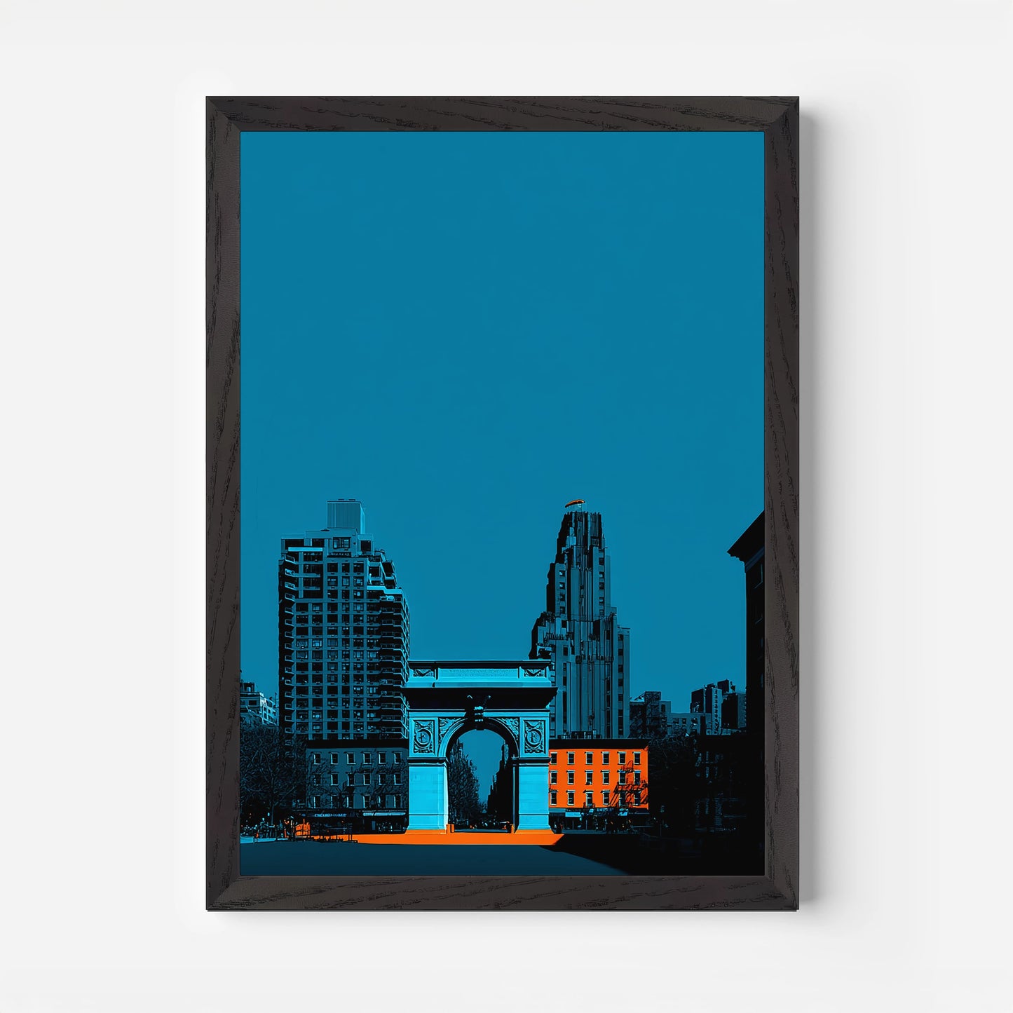 Washington Square Park New York City America Travel Poster