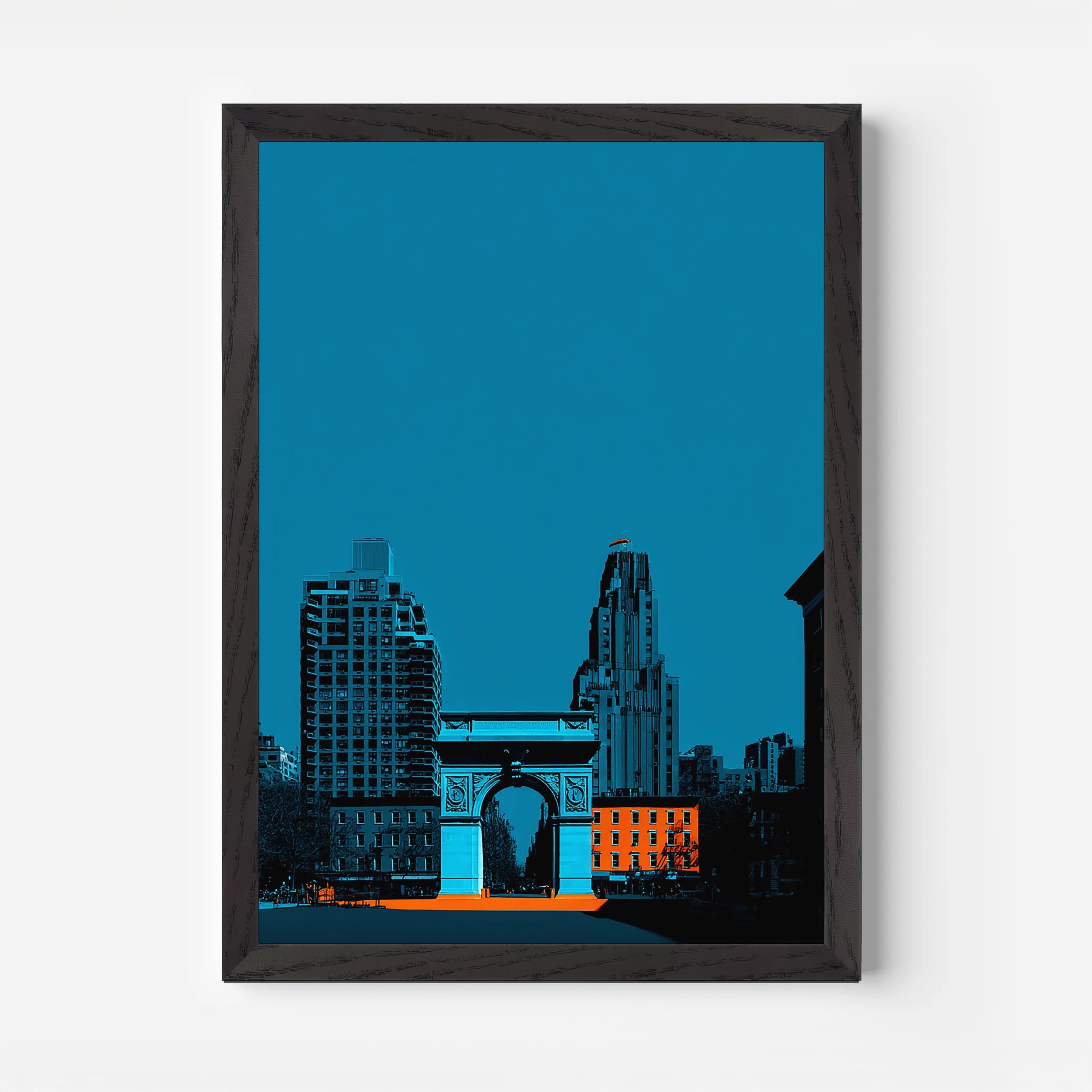 Washington Square Park New York City America Travel Poster
