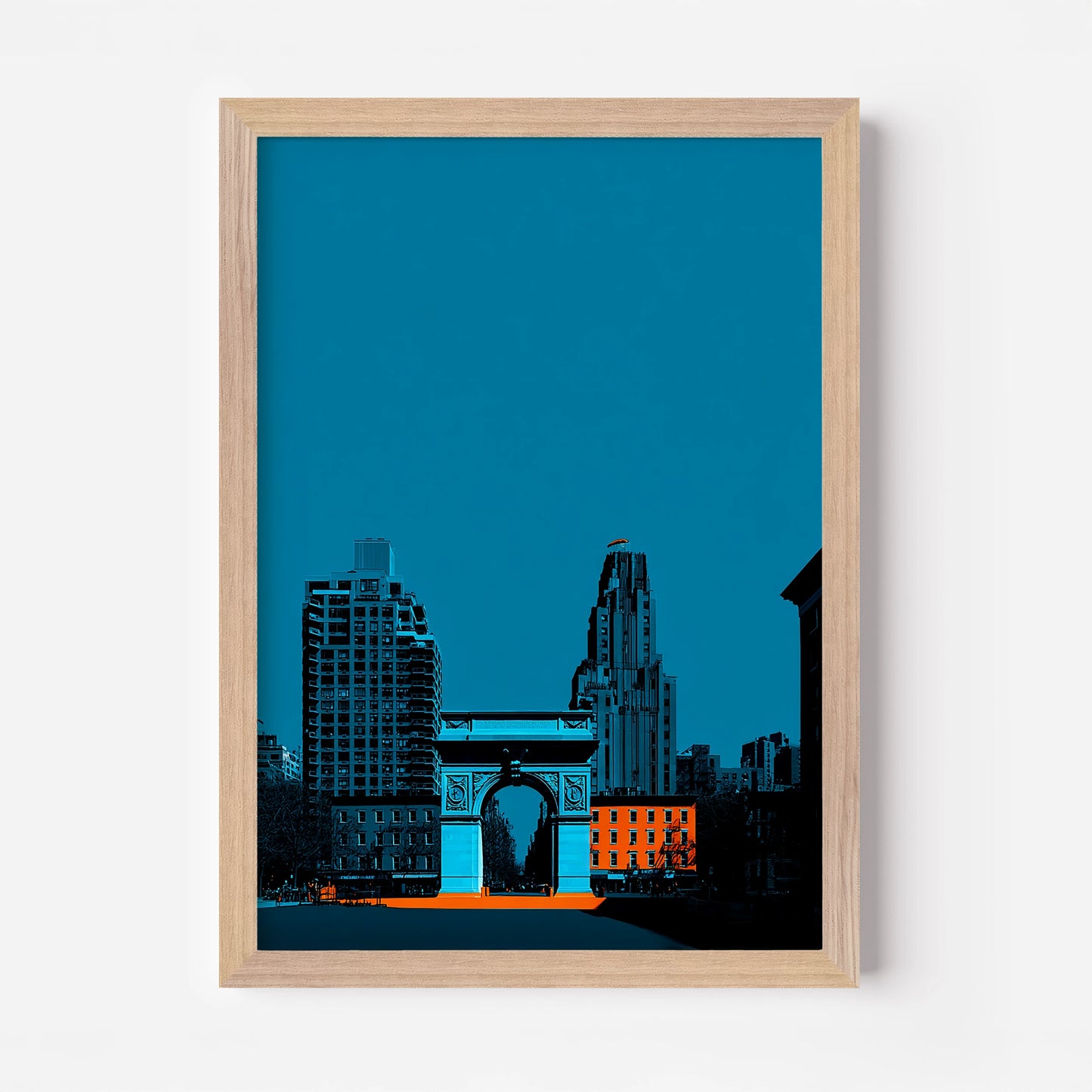 Washington Square Park New York City America Travel Poster