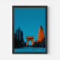 Washington Square Park Arch New York America Travel Poster