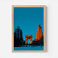 Washington Square Park Arch New York America Travel Poster