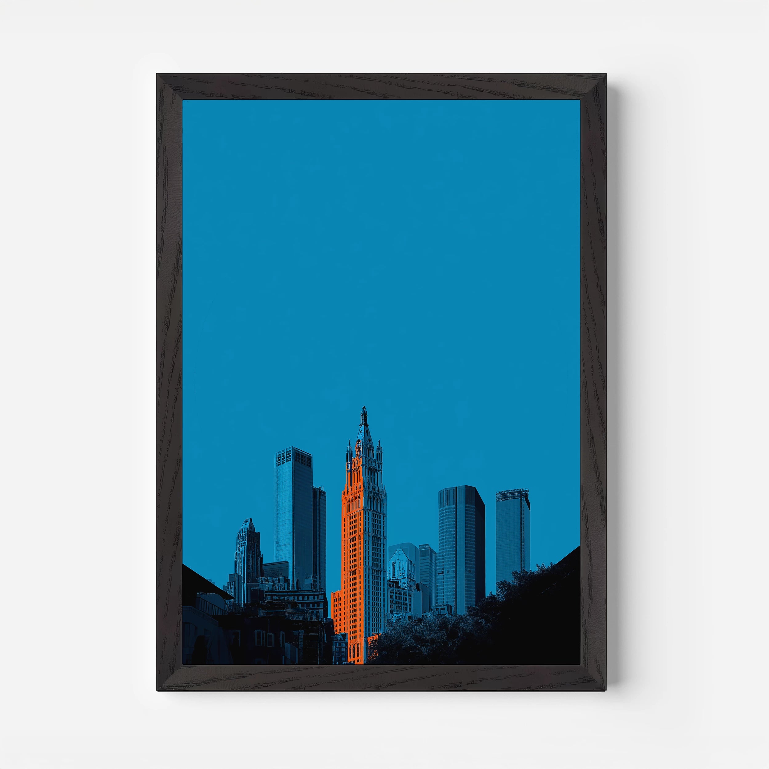 Woolworth Building New York America Travel Poster