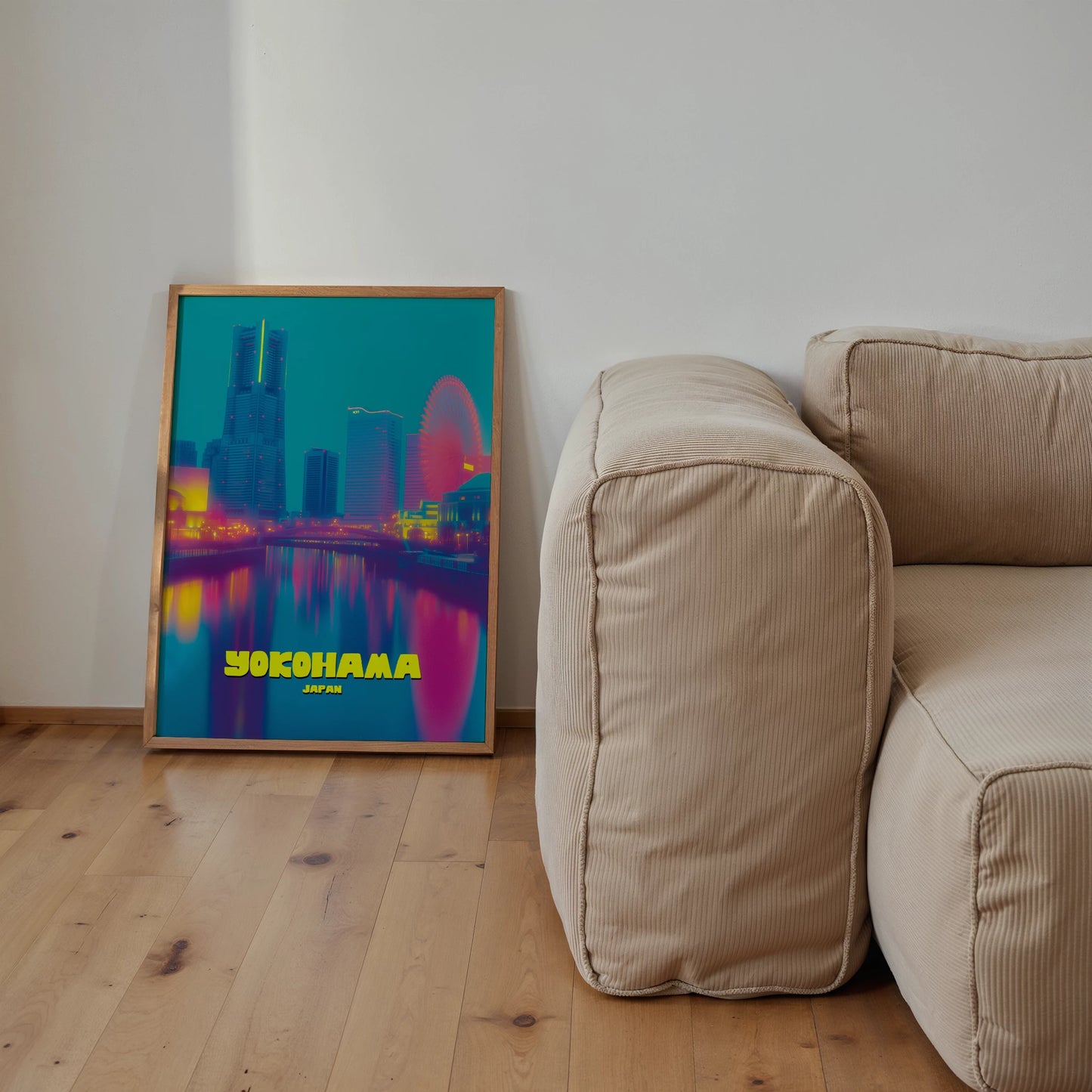 Yokohama Japan Asia Travel Poster