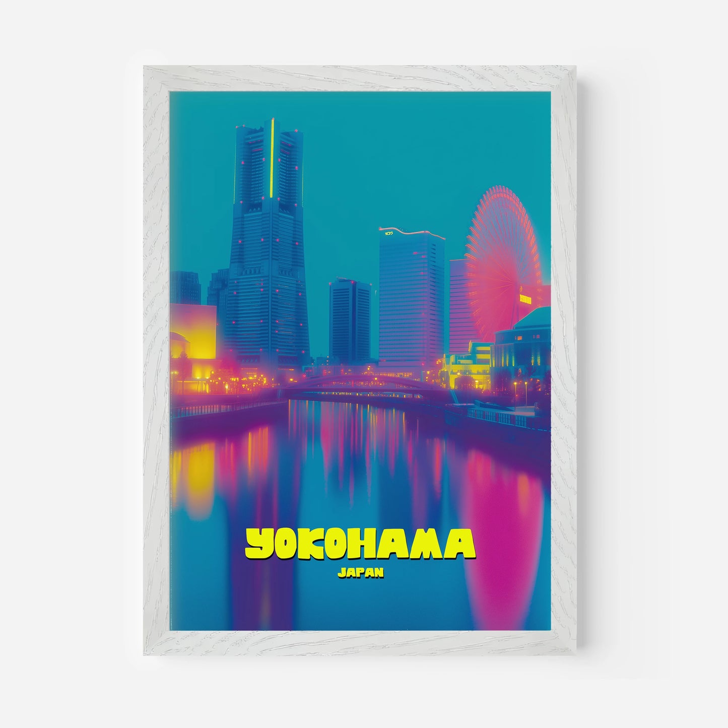 Yokohama Japan Asia Travel Poster