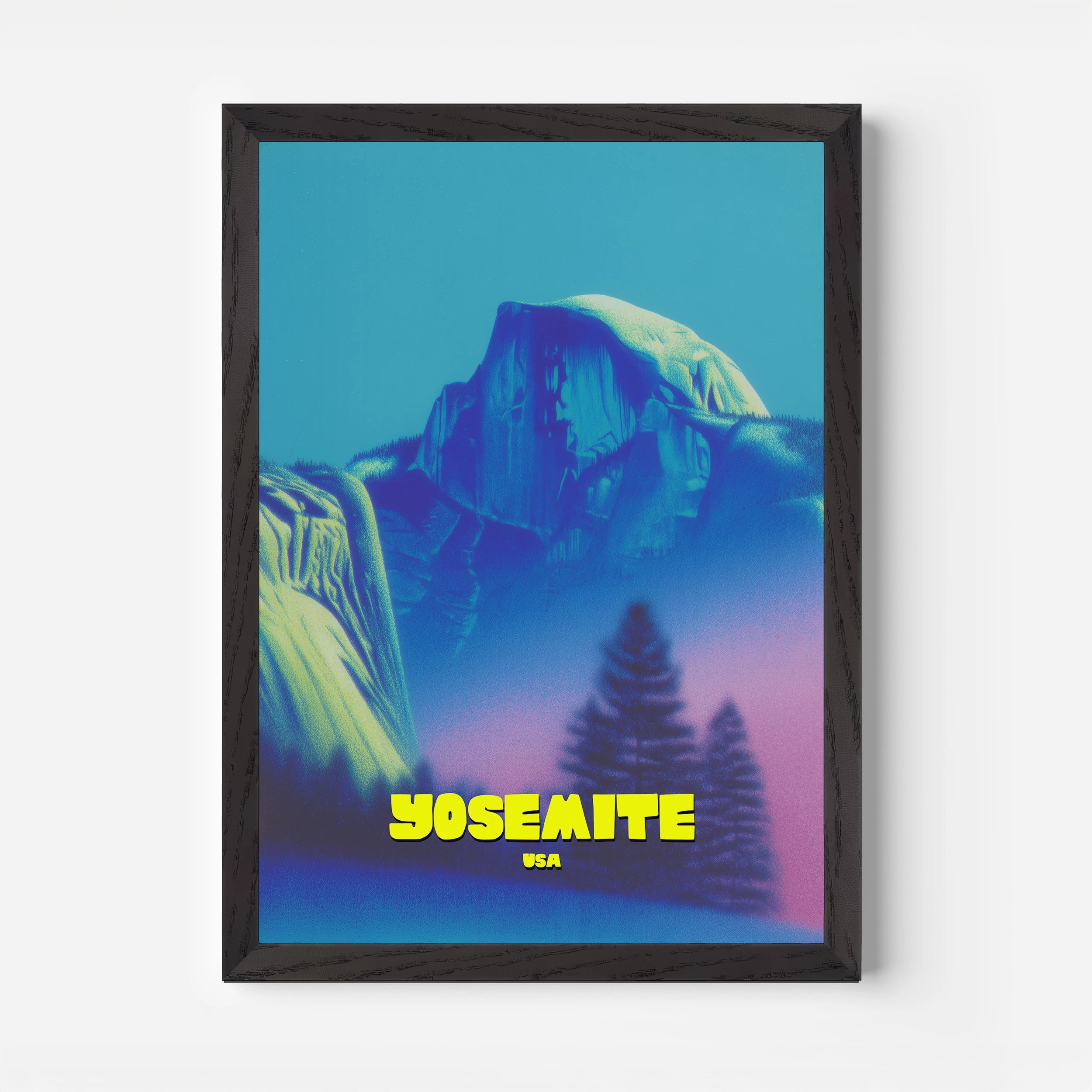 Yosemite National Park California America Travel Poster