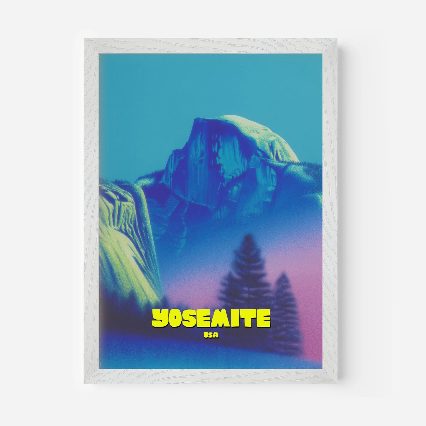 Yosemite National Park California America Travel Poster