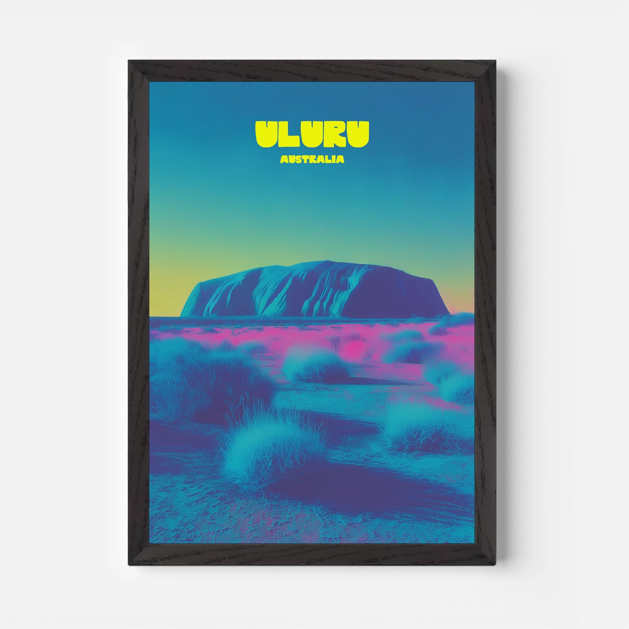 Uluru Australia Travel Poster - Postered