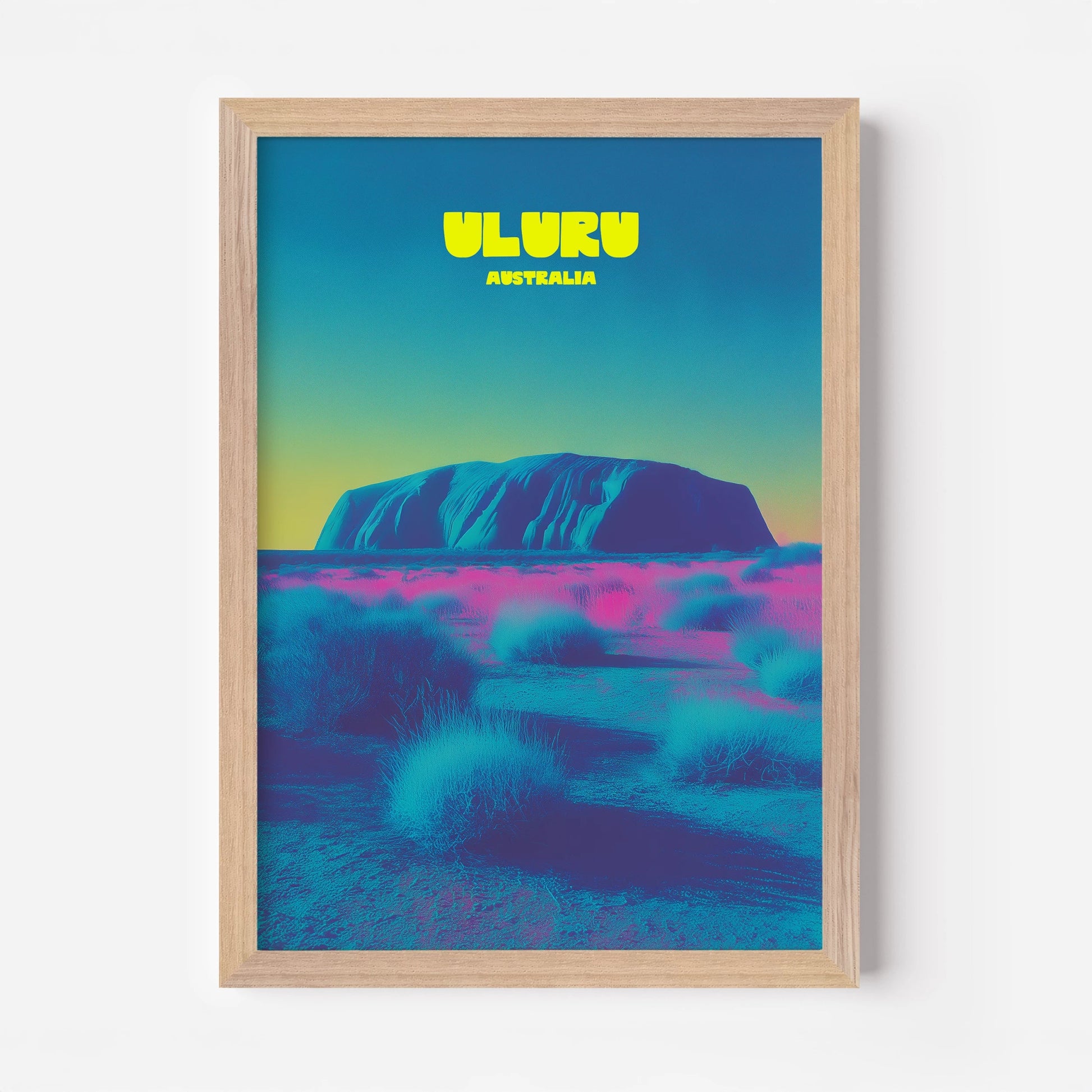 Uluru Australia Travel Poster - Postered