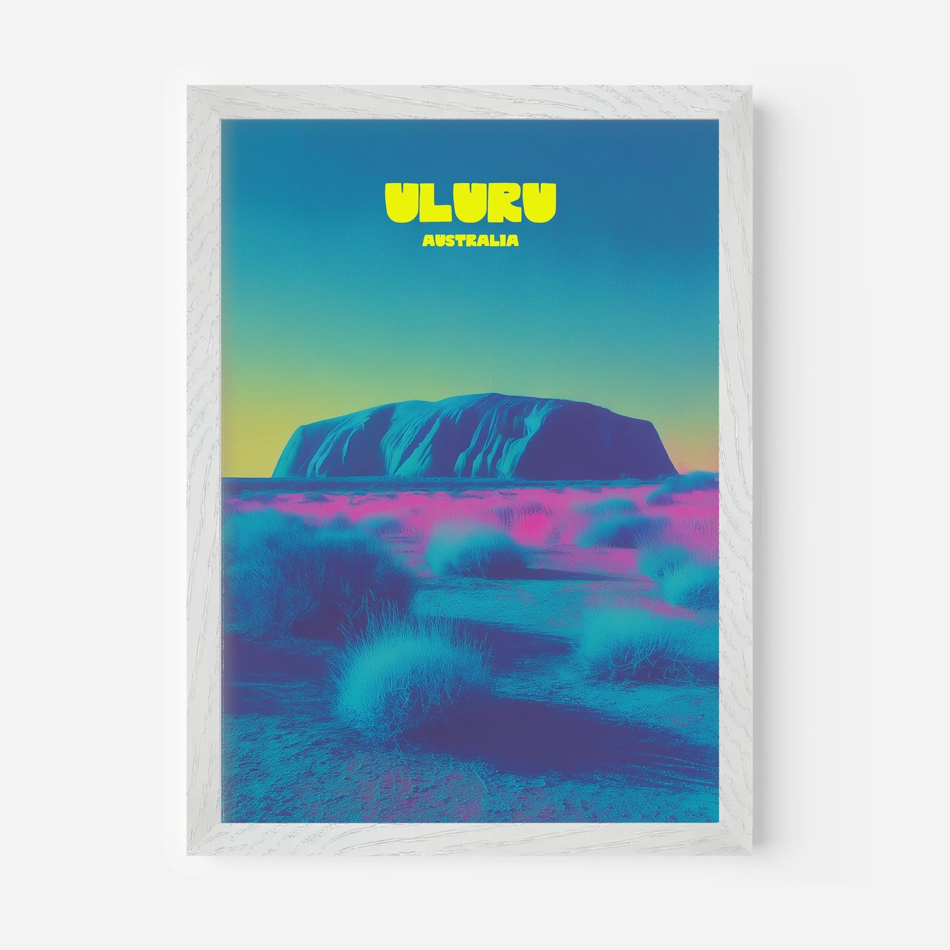 Uluru Australia Travel Poster - Postered