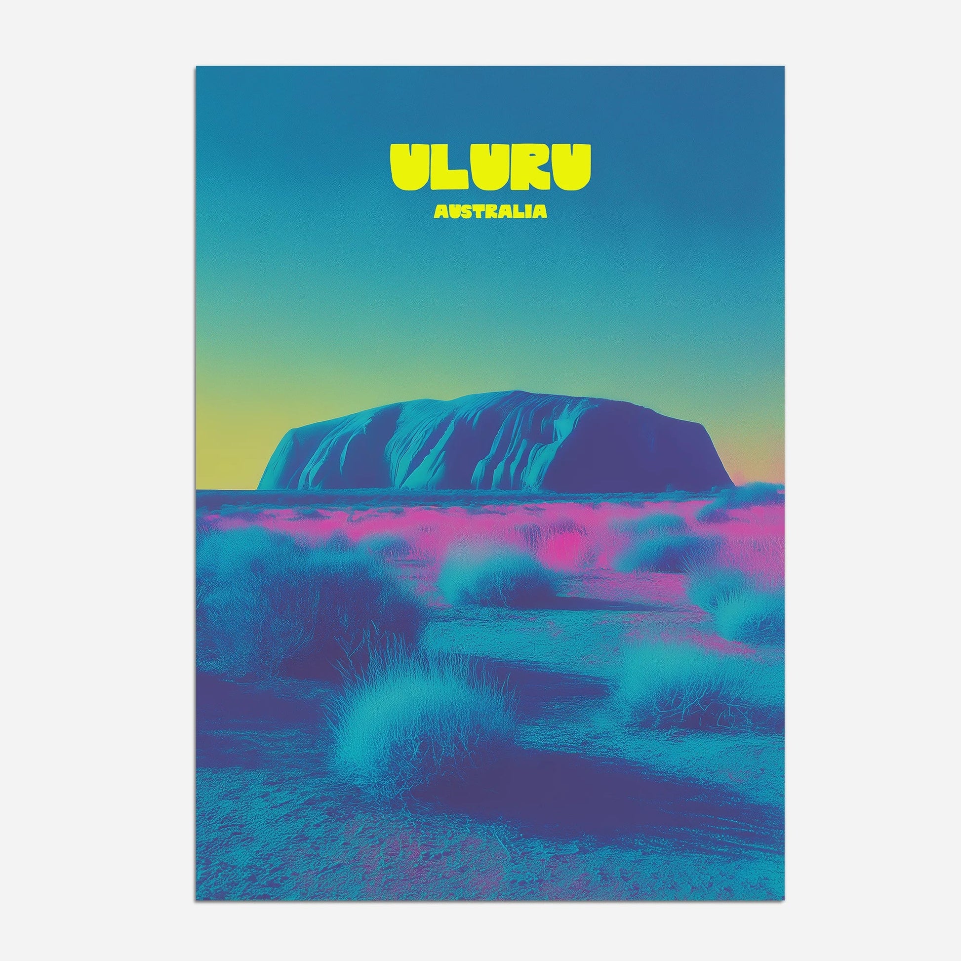 Uluru Australia Travel Poster - Postered