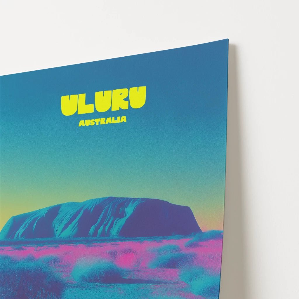 Uluru Australia Travel Poster - Postered