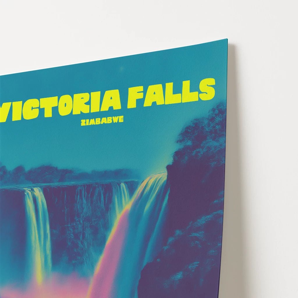 Victoria Falls Zimbabwe Africa Travel Poster - Postered