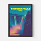 Victoria Falls Zimbabwe Africa Travel Poster - Postered