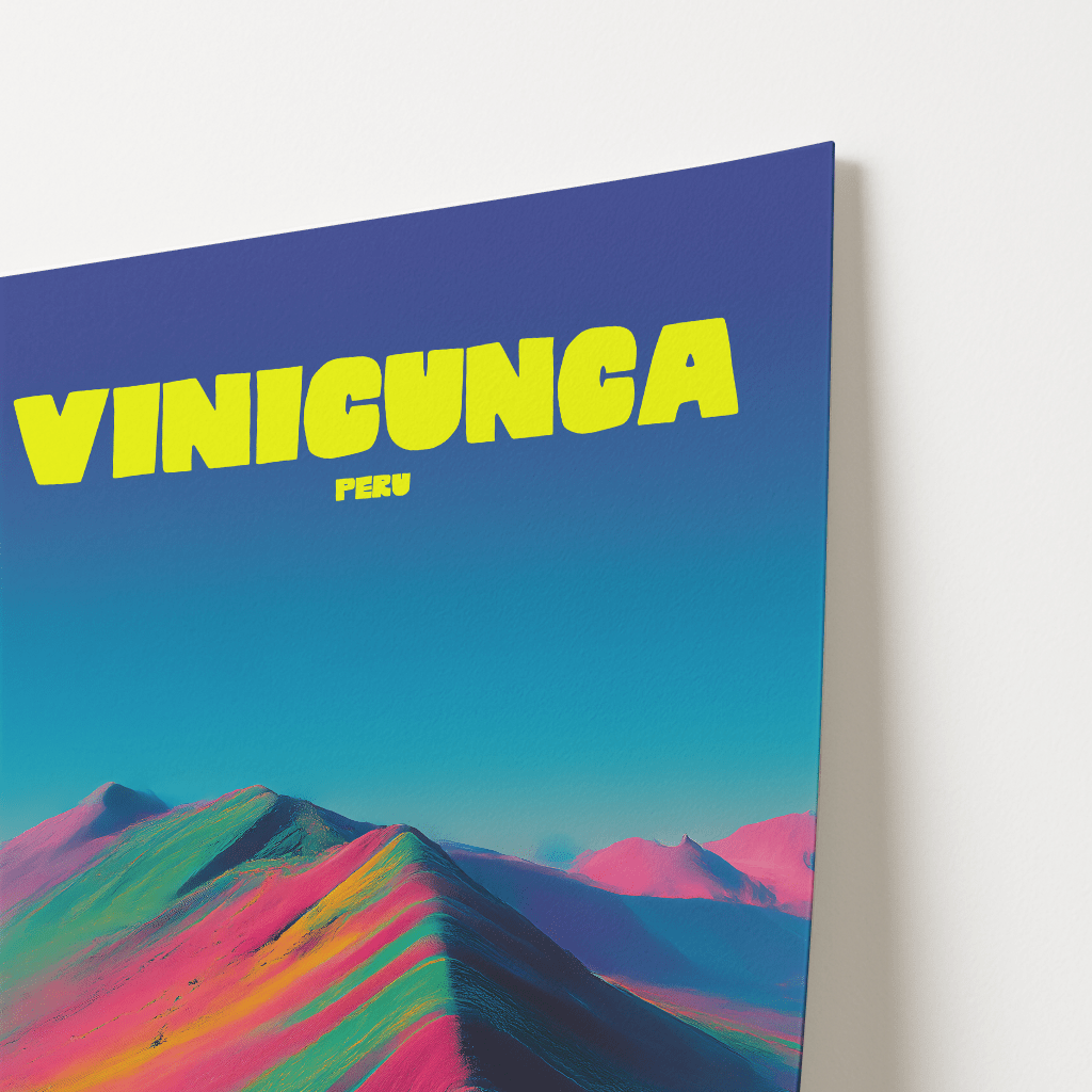 Vinicunca Peru South America Travel Poster - Postered