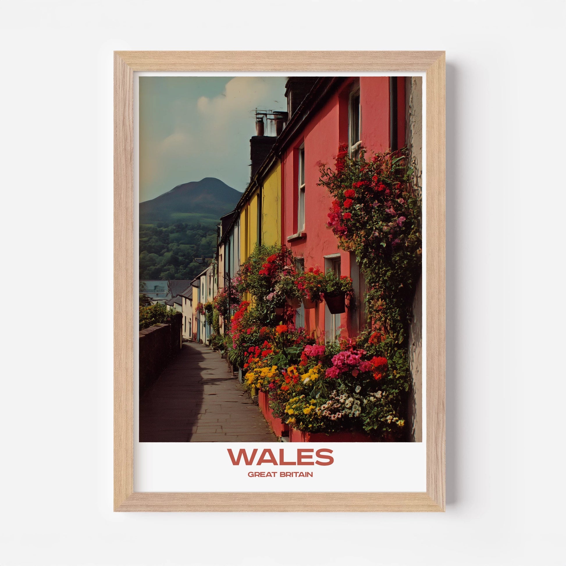 Wales United Kingdom Europe Travel Poster - Postered