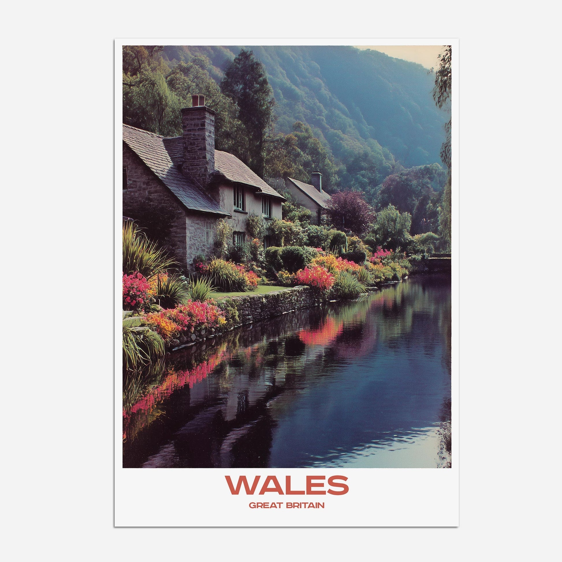 Wales United Kingdom Europe Travel Poster - Postered