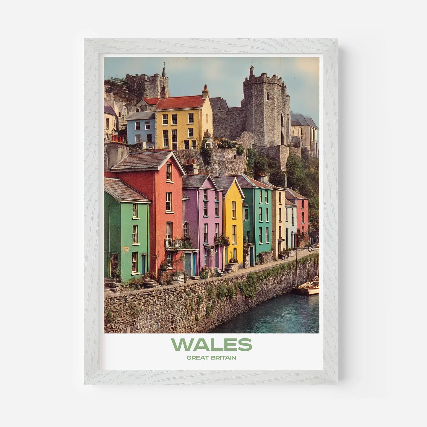 Wales United Kingdom Europe Travel Poster - Postered