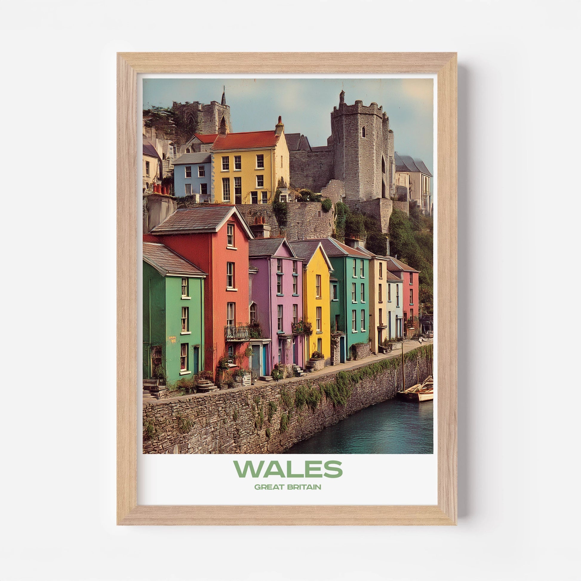 Wales United Kingdom Europe Travel Poster - Postered