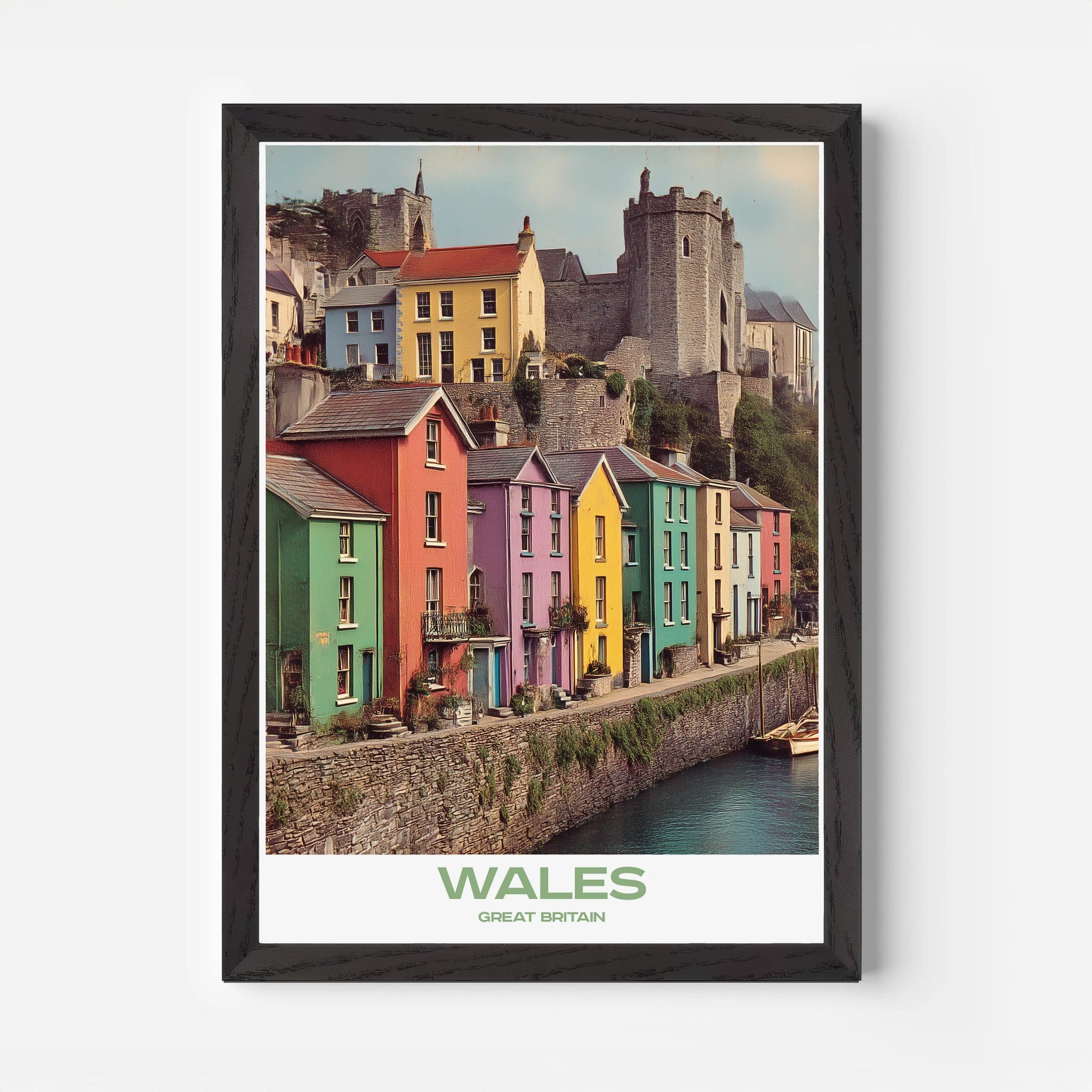 Wales United Kingdom Europe Travel Poster - Postered