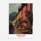 Wales United Kingdom Europe Travel Poster - Postered