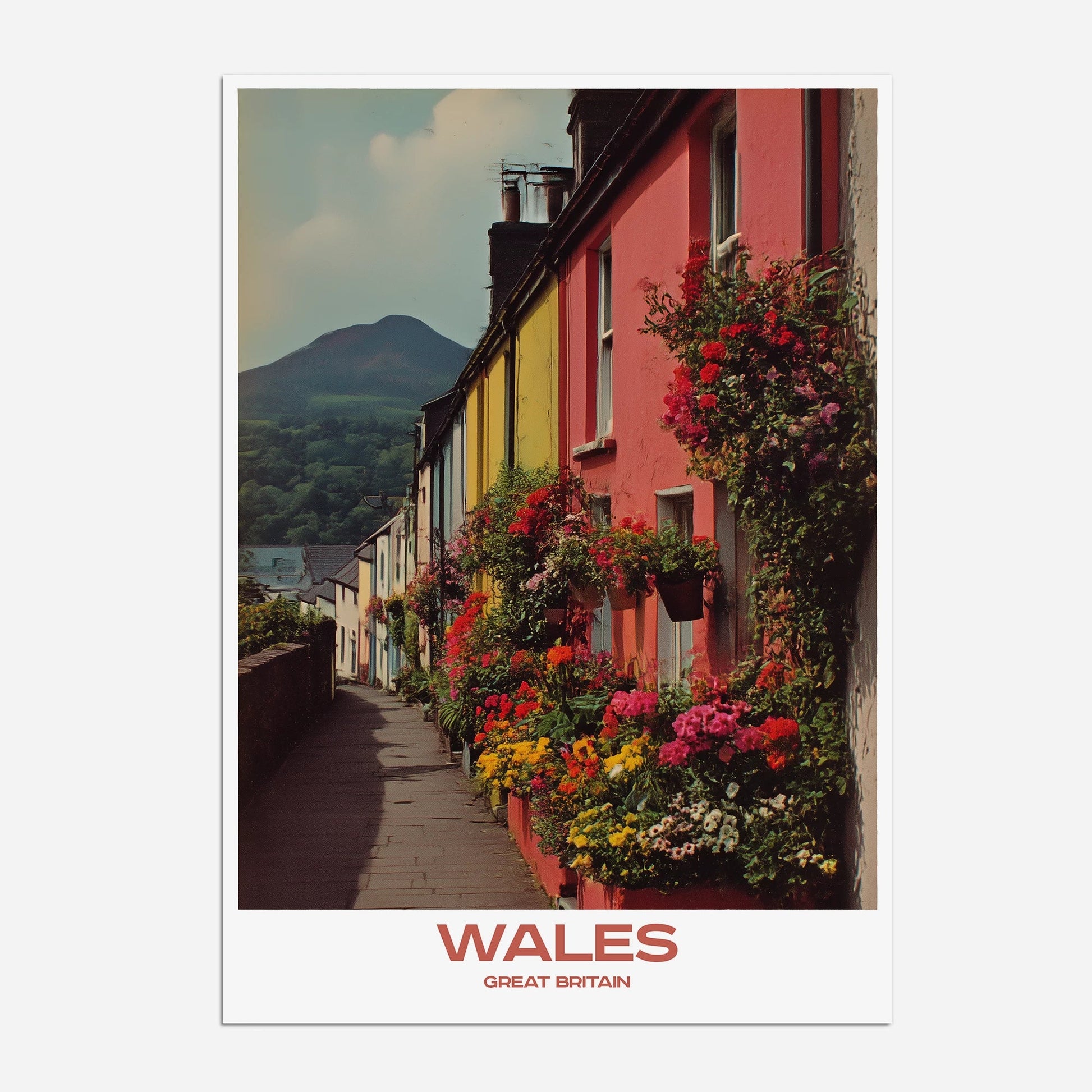 Wales United Kingdom Europe Travel Poster - Postered