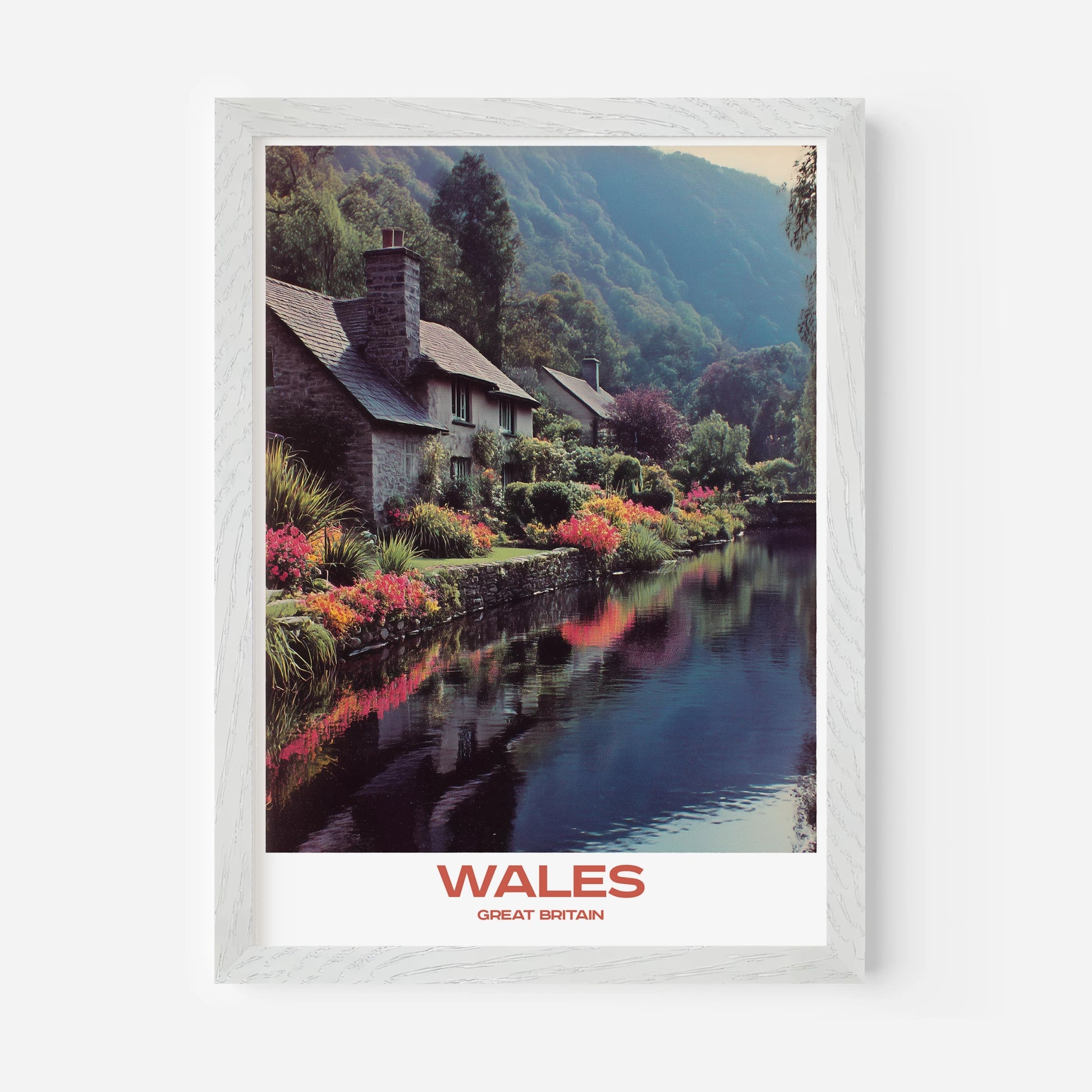 Wales United Kingdom Europe Travel Poster - Postered