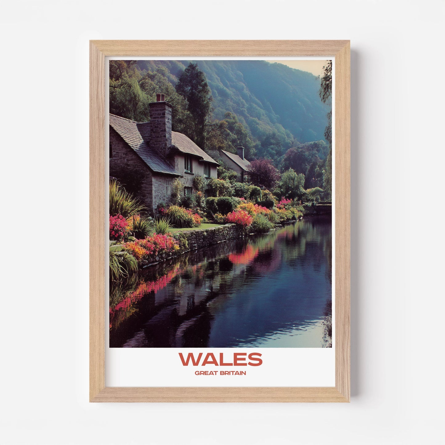 Wales United Kingdom Europe Travel Poster - Postered