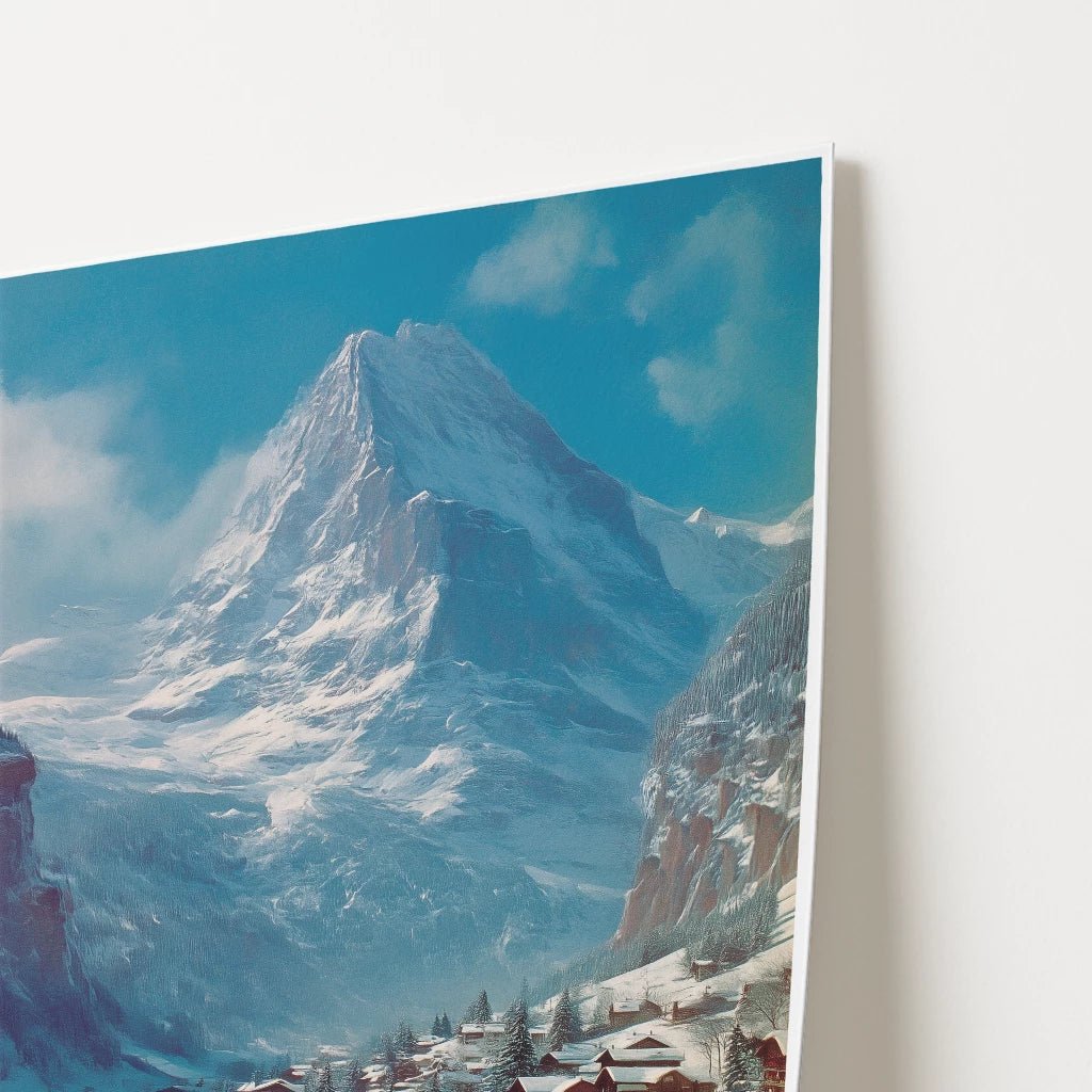Wengen Switzerland Europe Travel Poster - Postered
