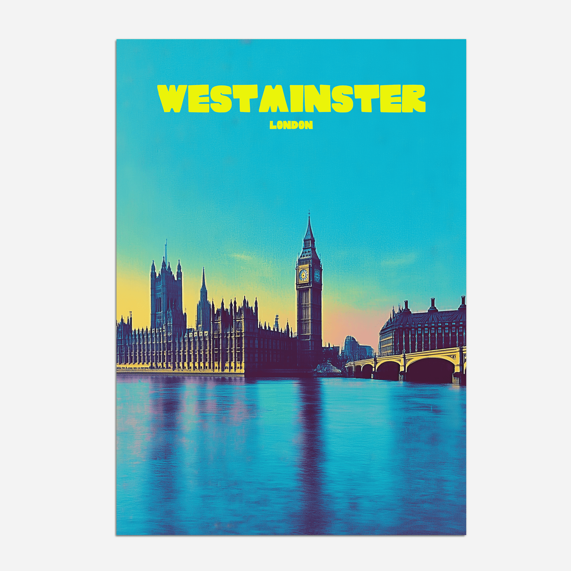 Westminster London England Travel Poster - Postered