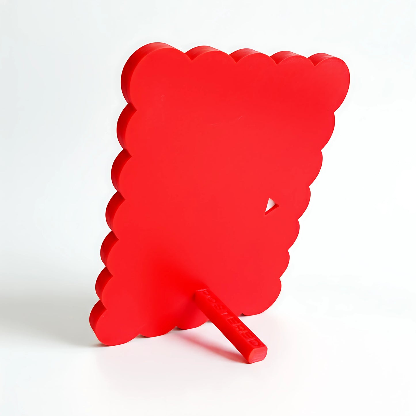 Magnetic Modular Wavey Plastic Frame - Matt Ruby Red - 5x7 Inch