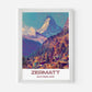 Zermatt Switzerland Europe Travel Poster - Postered